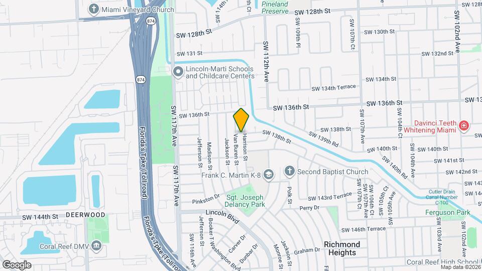 13800 Harrison St Map and Location Details