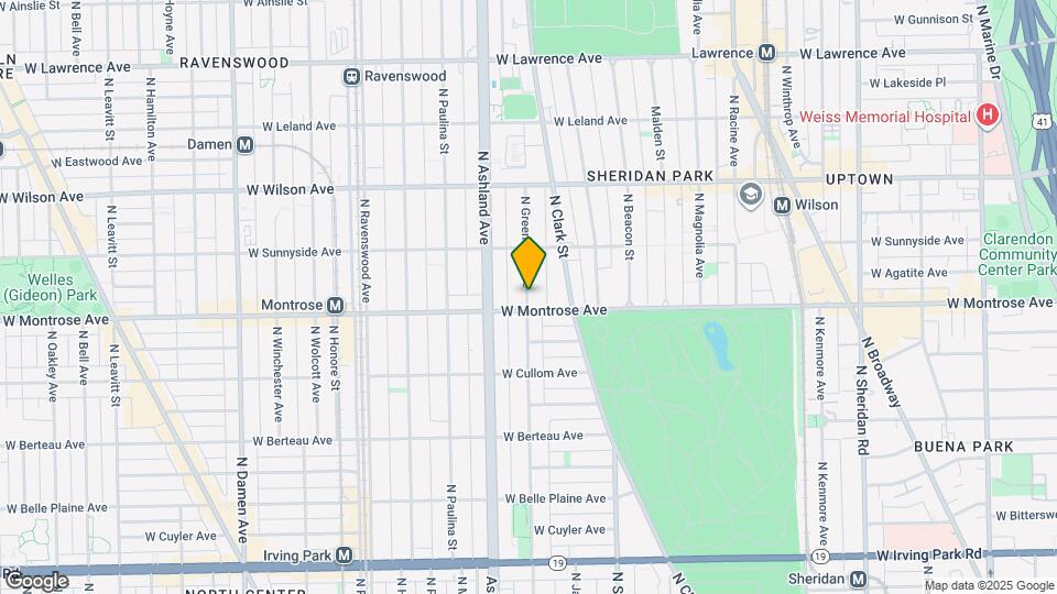 4413 1/2 N Greenview Ave Map and Location Details