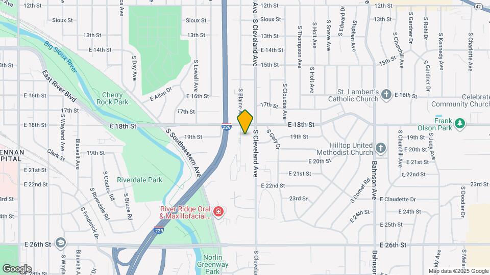 1114 S Blaine Ave Map and Location Details