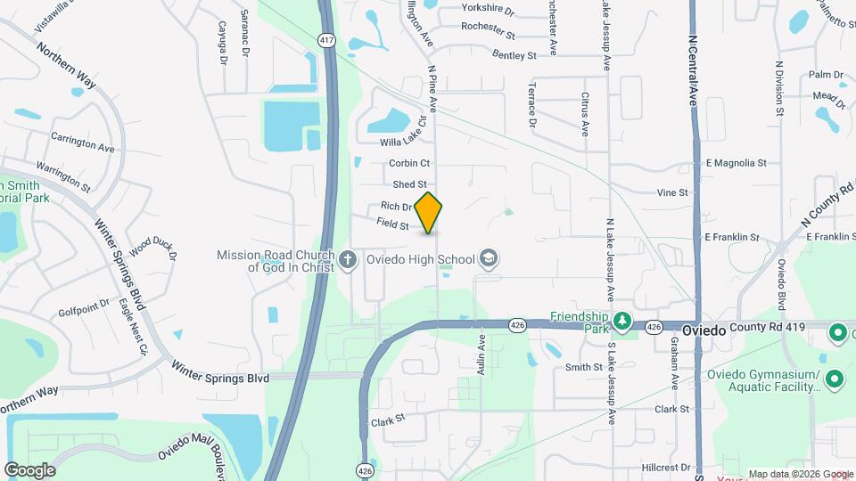 257 N Pine Ave Map and Location Details