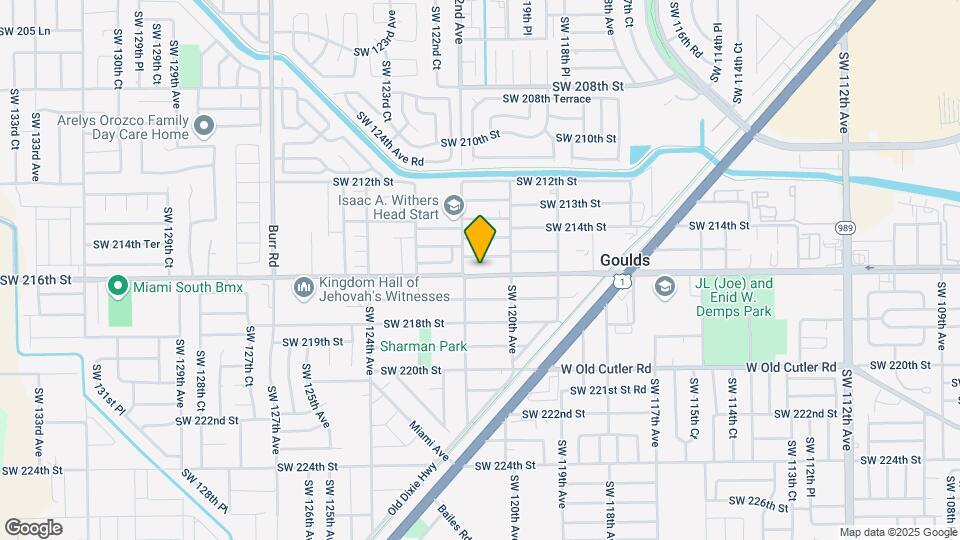 12121 SW 216th St Map and Location Details