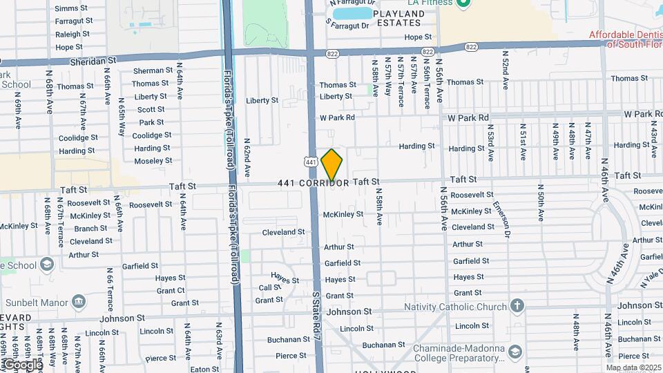 5926-5934 Taft St Map and Location Details