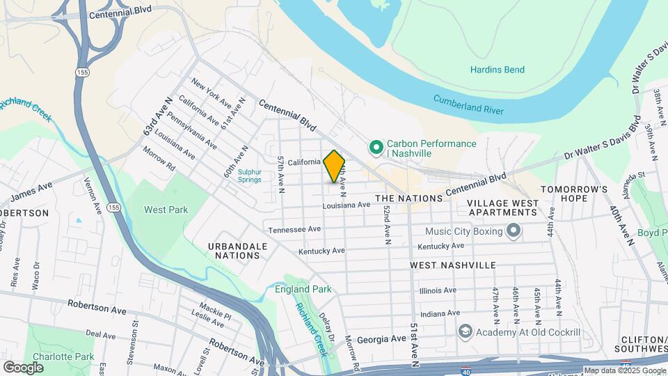 5405 Pennsylvania Ave Map and Location Details