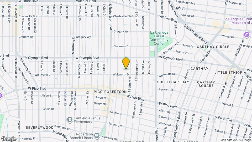 1062 S Shenandoah St Map and Location Details