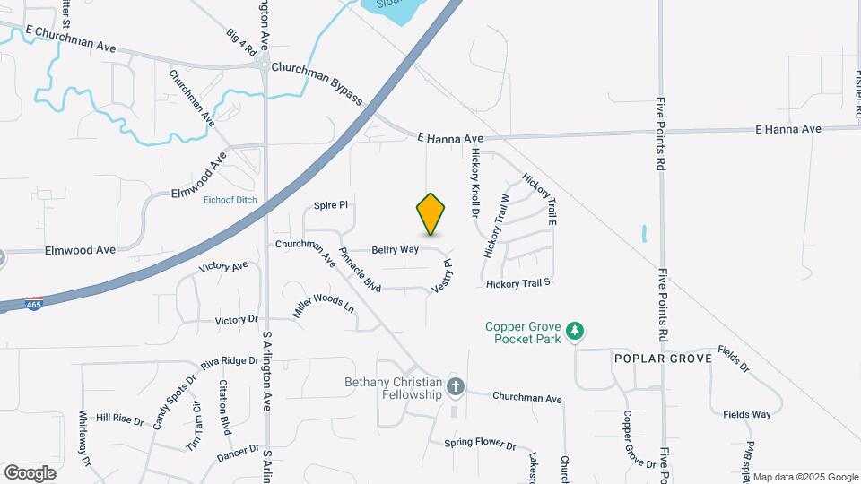 6414 Belfry Way Map and Location Details