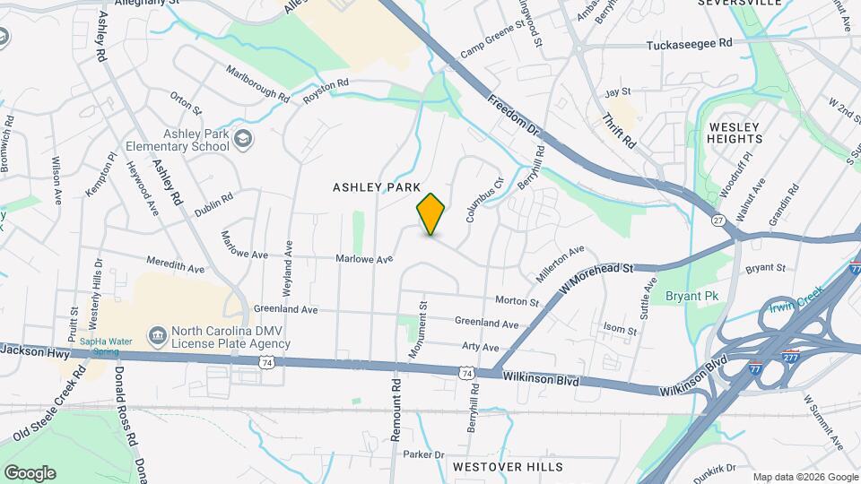 2429 Marlowe Ave Map and Location Details