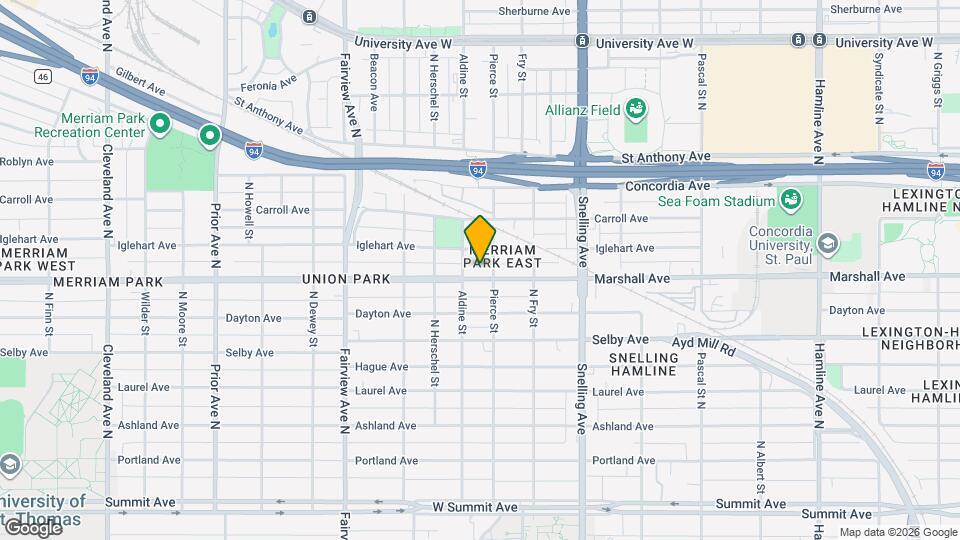 1683 Marshall Ave Map and Location Details