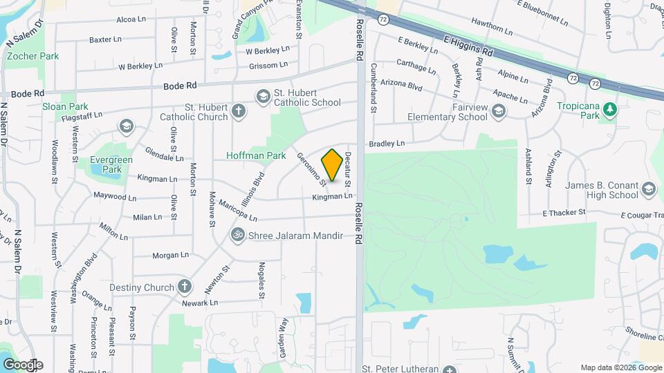 505 Geronimo St Map and Location Details