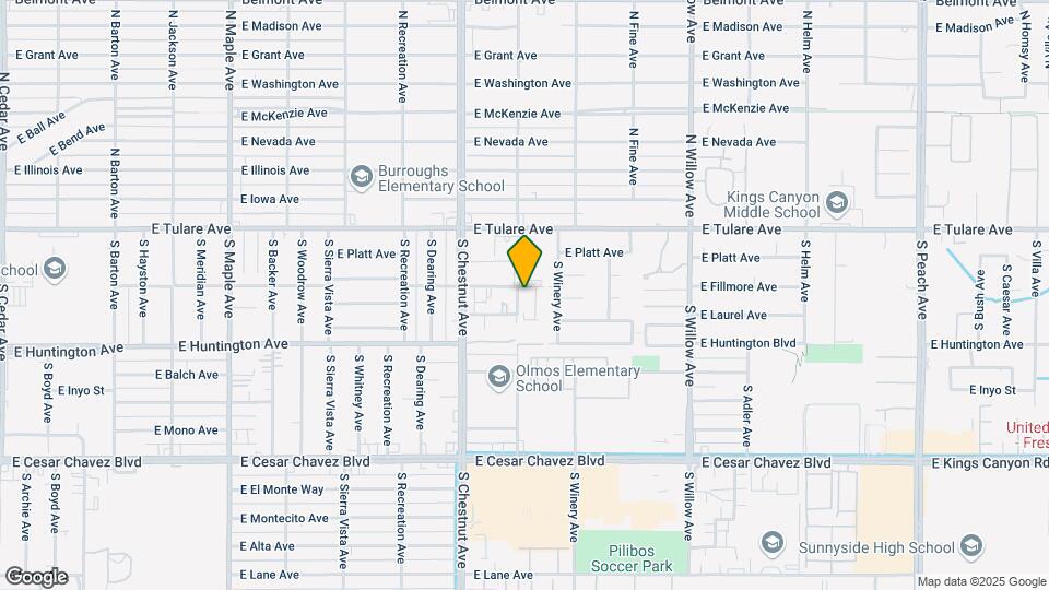 315 S Garden Ave Map and Location Details