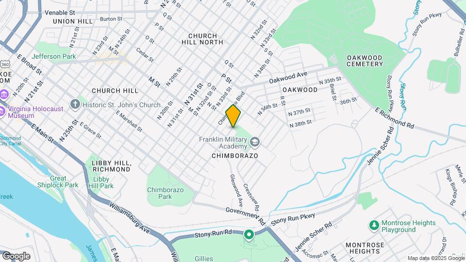 713 N 35th St Map and Location Details