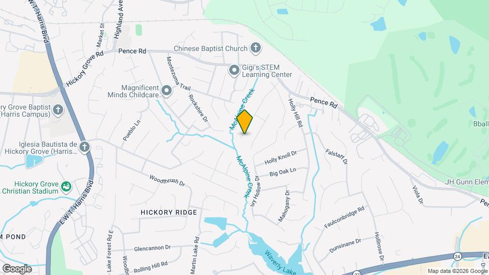 7825 Pence Pond Ln Map and Location Details