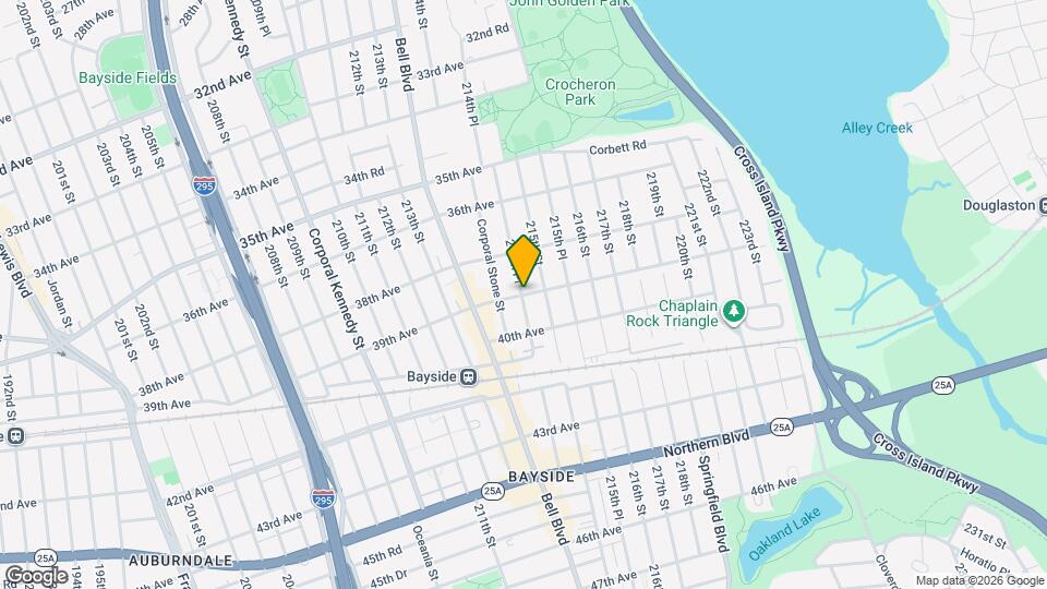 214-31 39th Ave Map and Location Details