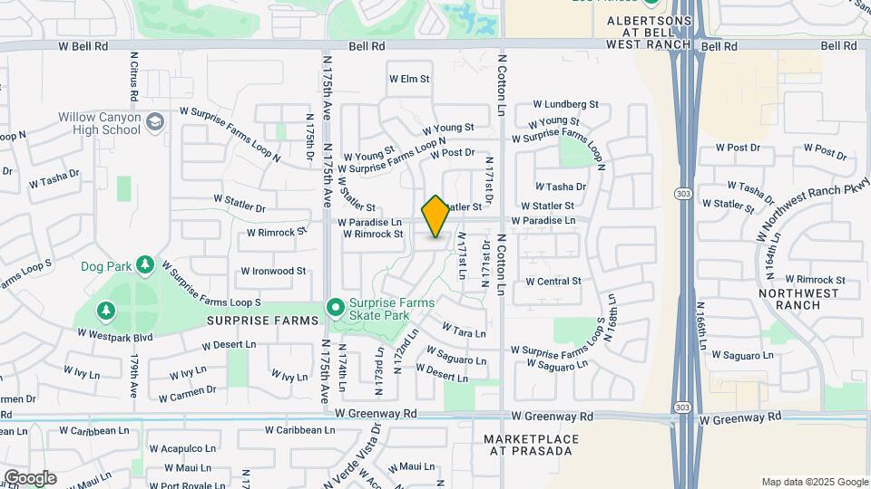 17248 W Marshall Ln Map and Location Details