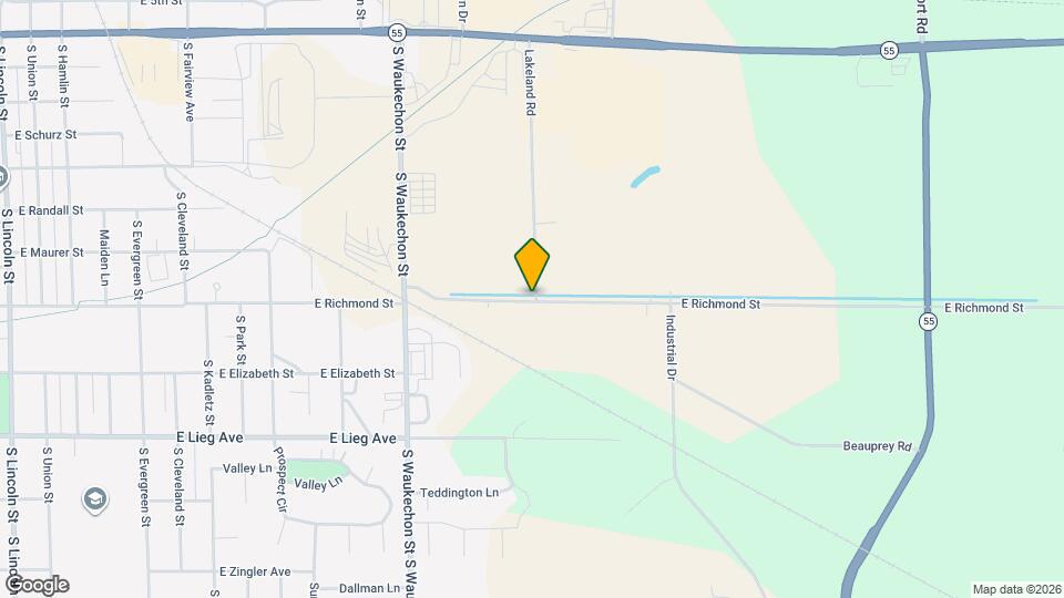 6168 Cattau Beach Rd Map and Location Details