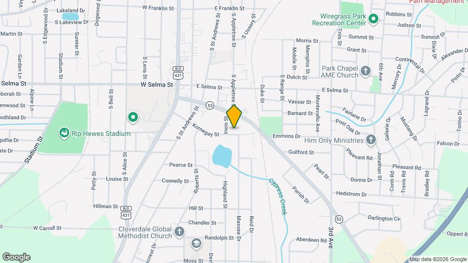 411 Kornegay St Map and Location Details