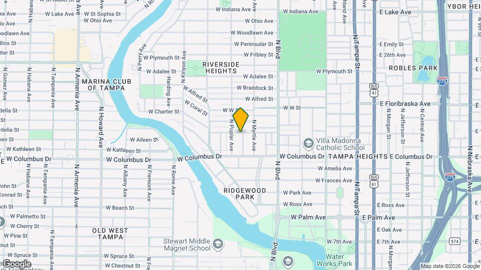 812 W Warren Ave Map and Location Details