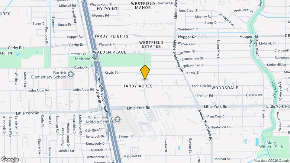 10930 Exeter St Map and Location Details