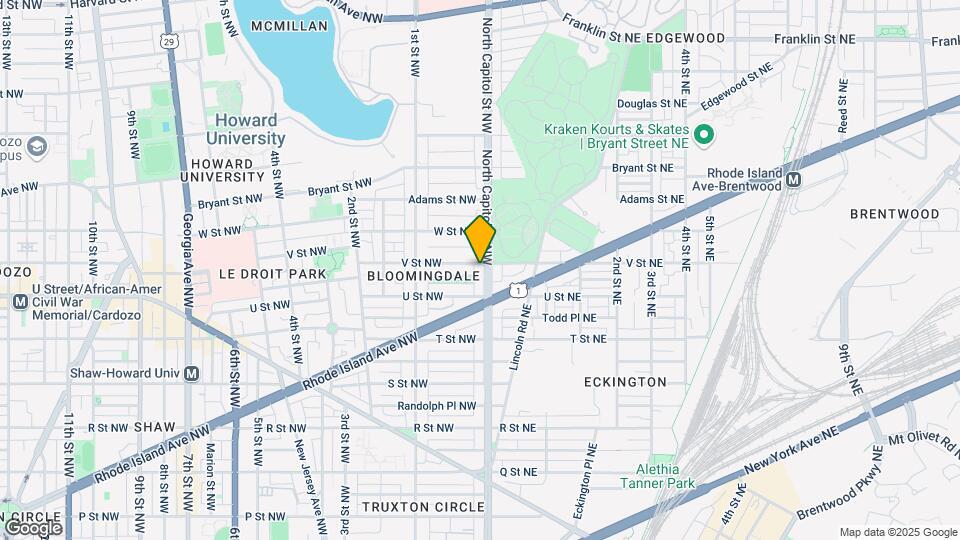2030 North Capitol St NW Map and Location Details