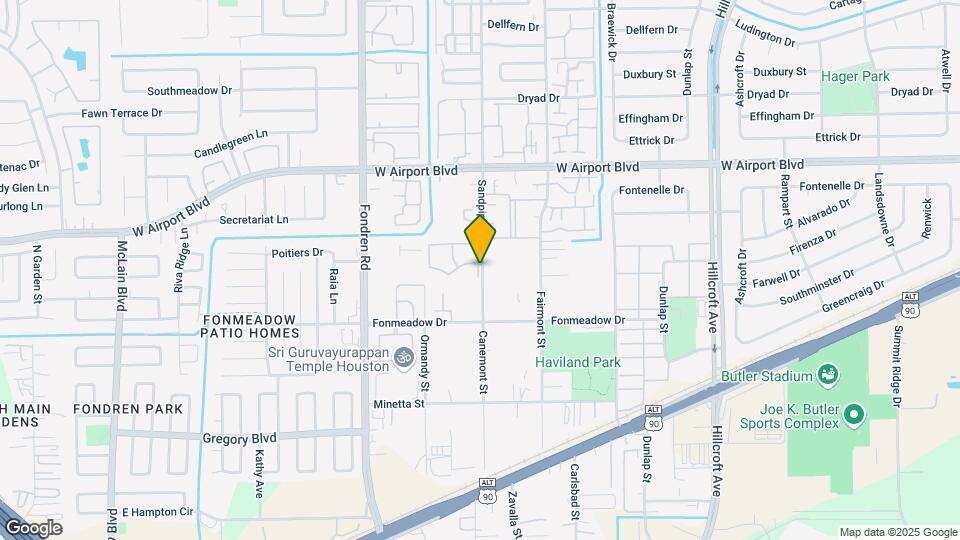 12500 Sandpiper Dr Map and Location Details