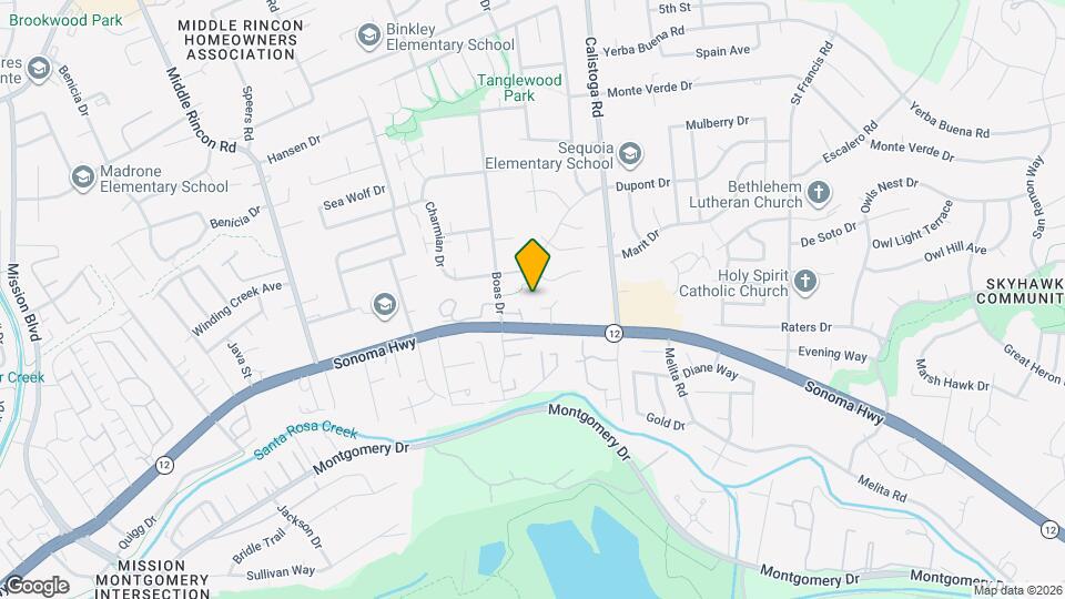 1223 Hidden Creek Pl Map and Location Details