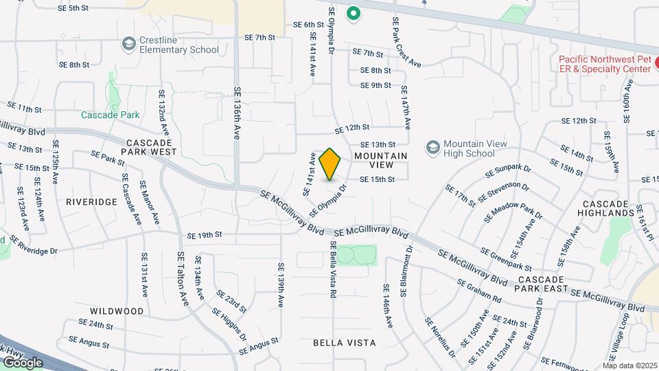 14204 SE 16th Cir Map and Location Details
