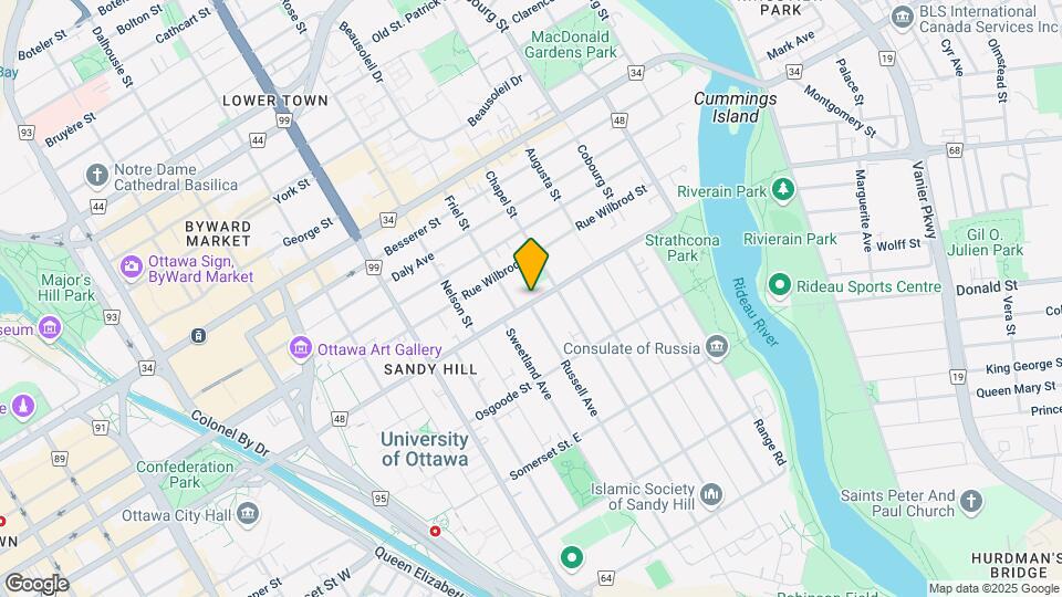 305 Laurier Ave E Map and Location Details