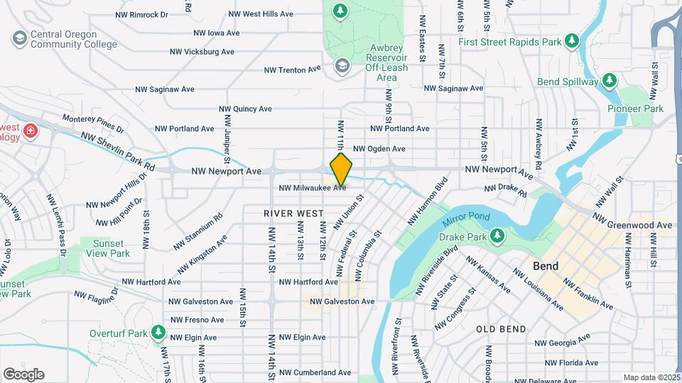 1069 NW Milwaukee Ave Map and Location Details