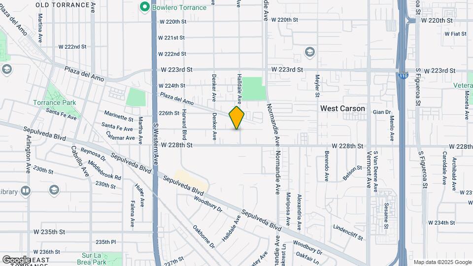 1406 W 227th St Mapa y Detalles de la Ubicación