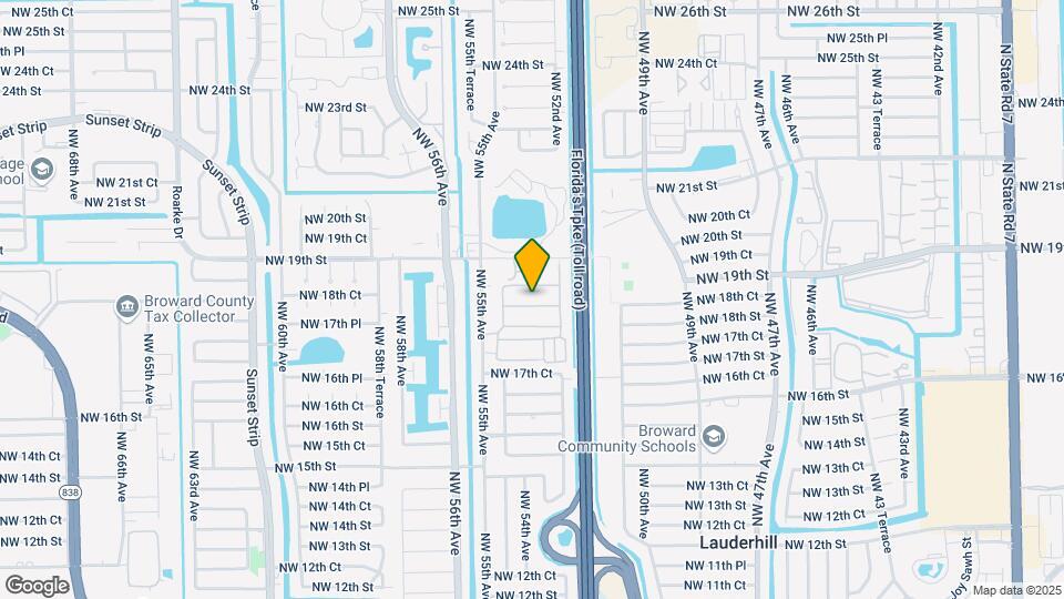 5309 NW 18th Ct Map and Location Details
