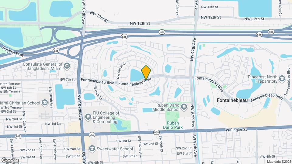 525 NW 100th Ct Map and Location Details