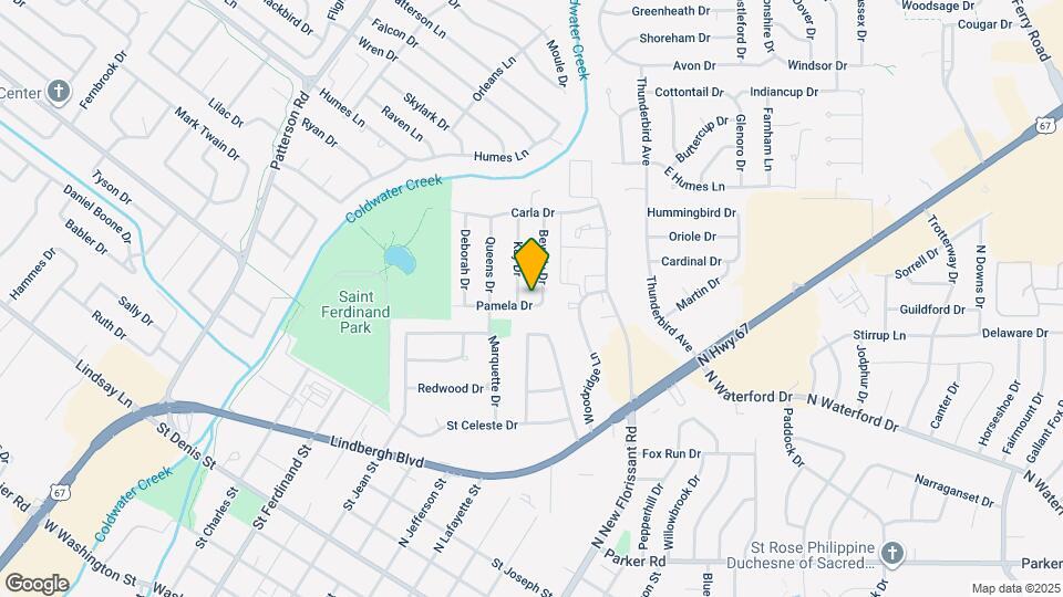 1285 Pamela Dr Mapa y Detalles de la Ubicación