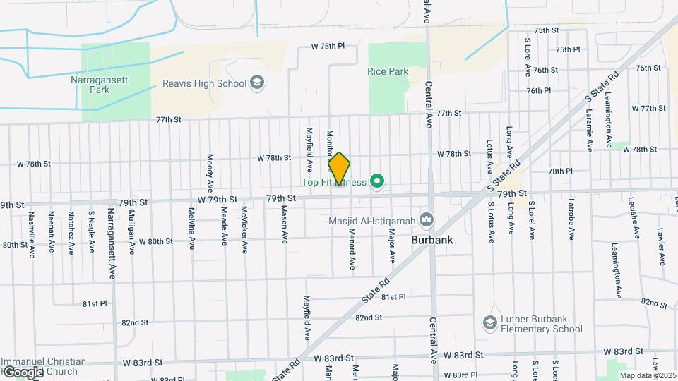 5824 W 79th St Map and Location Details
