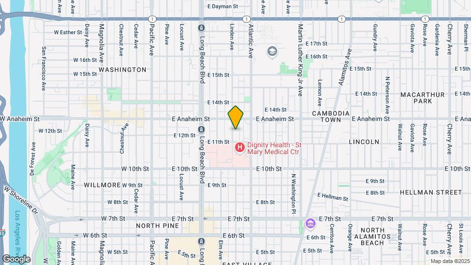 1136 Linden Ave Map and Location Details