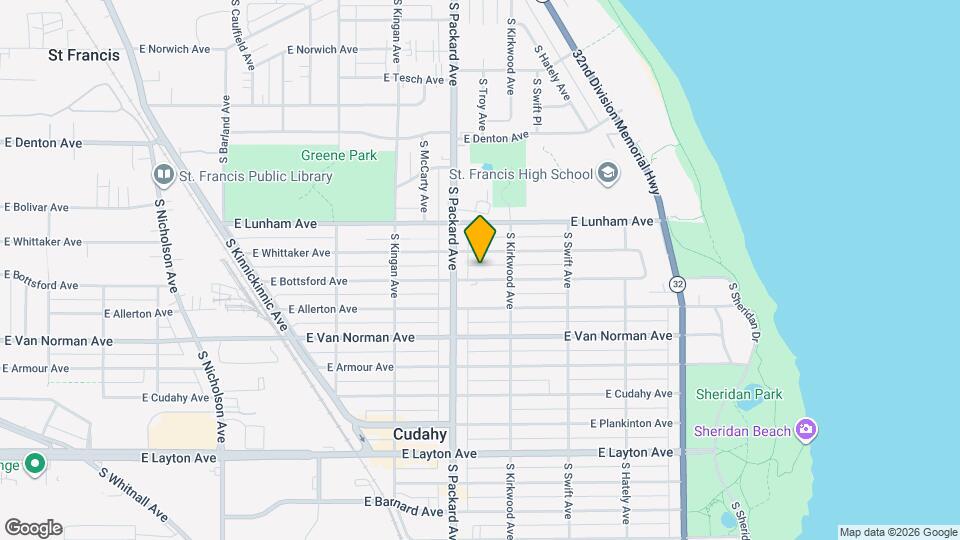 3634 E Bottsford Ave Map and Location Details