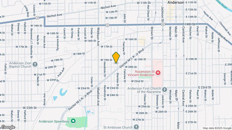 1923 Sheridan St Map and Location Details