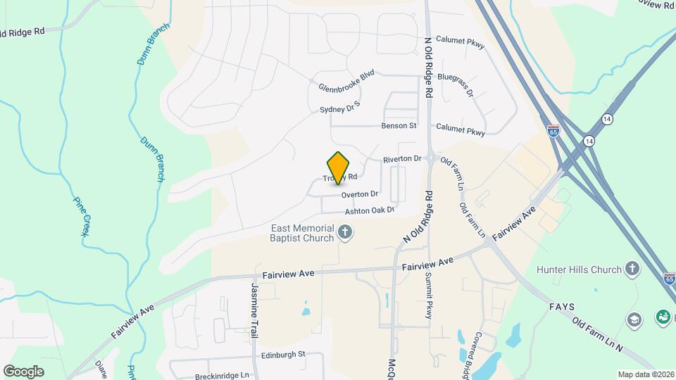 532 Overton Dr Map and Location Details