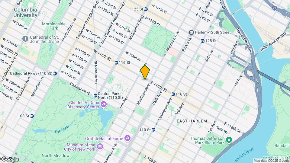 18 E 116th St Map and Location Details