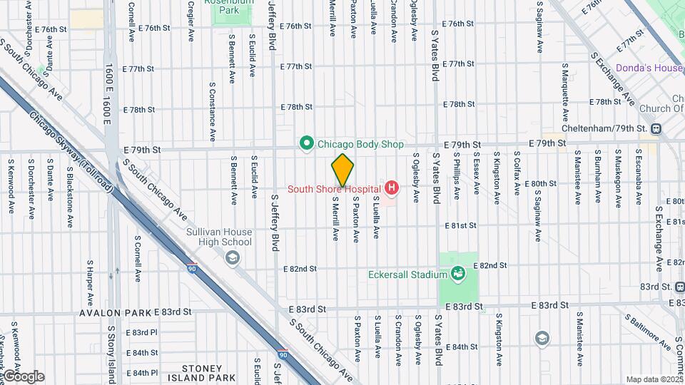8005 South Merrill Mapa y Detalles de la Ubicación