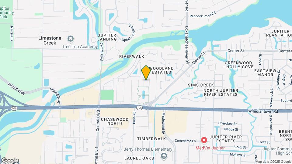 17734 Evangeline Ave Map and Location Details