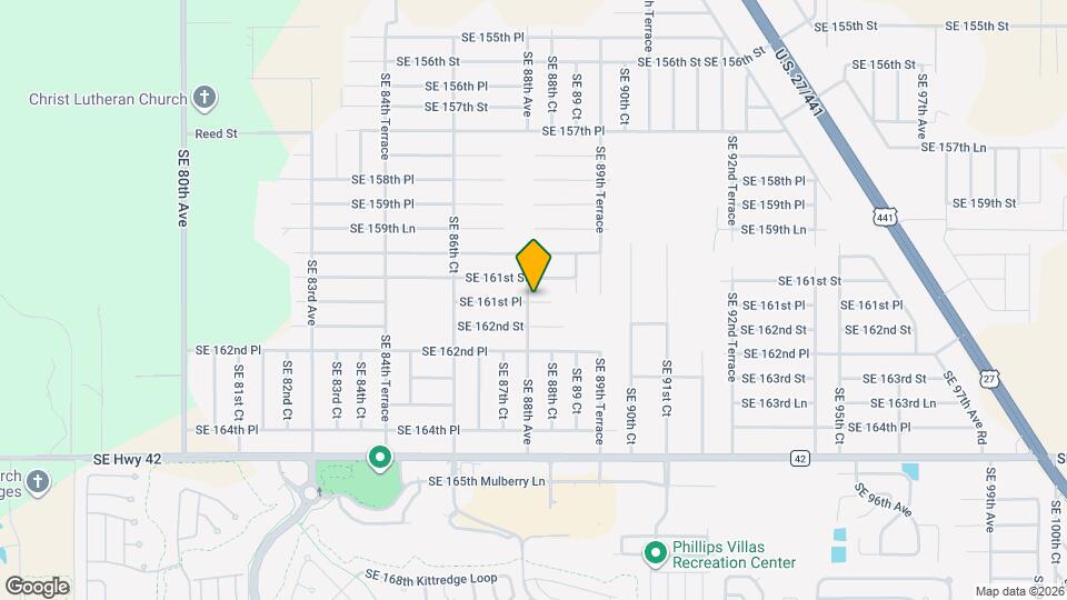 8797 SE 161st Pl Map and Location Details
