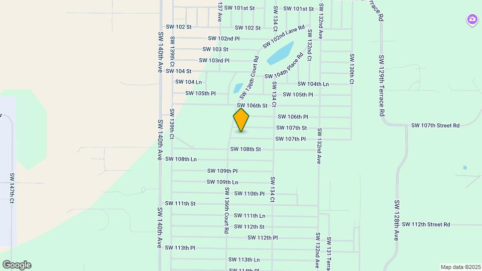 13589 SW 107th Pl Map and Location Details