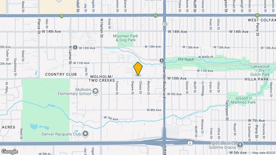 5535 W 10th Ave Mapa y Detalles de la Ubicación