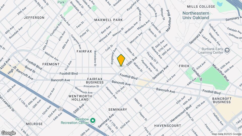 5492 Ruth Ave Map and Location Details