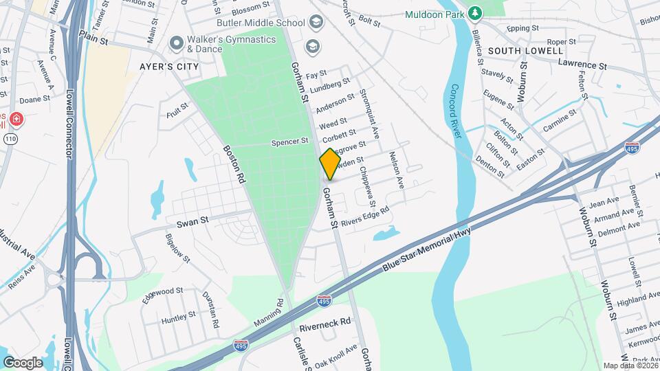 1384 Gorham St Map and Location Details