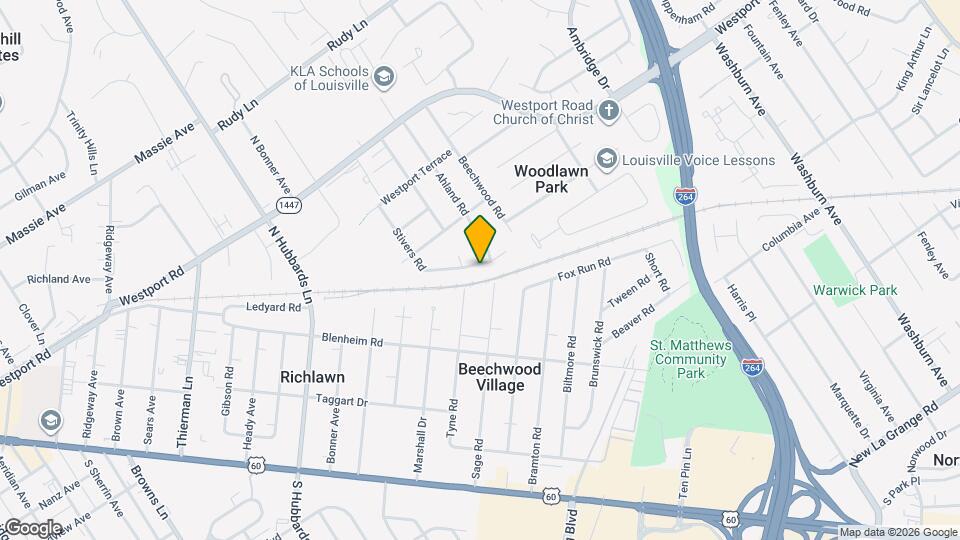 614 Stivers Rd Map and Location Details