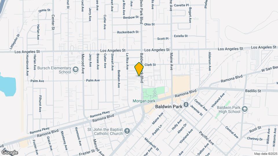 4203 Baldwin Park Blvd Map and Location Details