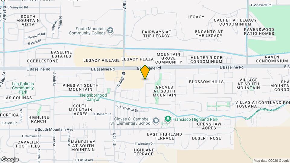 2602 E Beautiful Ln Map and Location Details