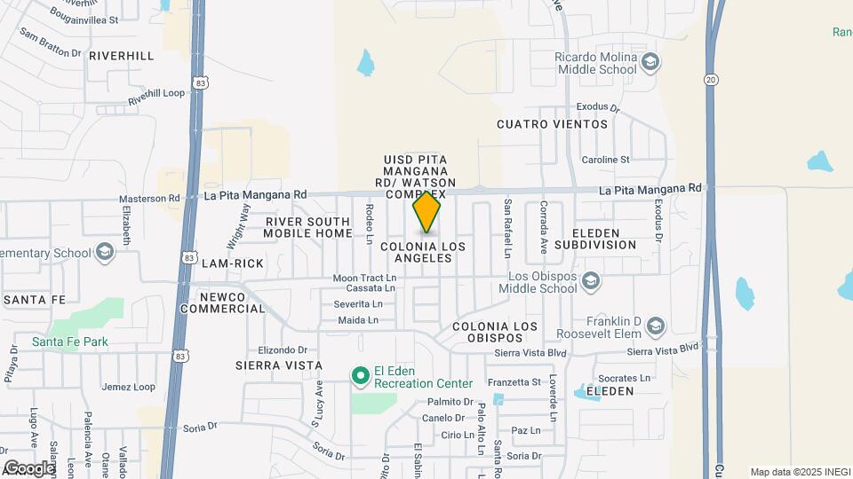 4529 La Cienega Ln Map and Location Details