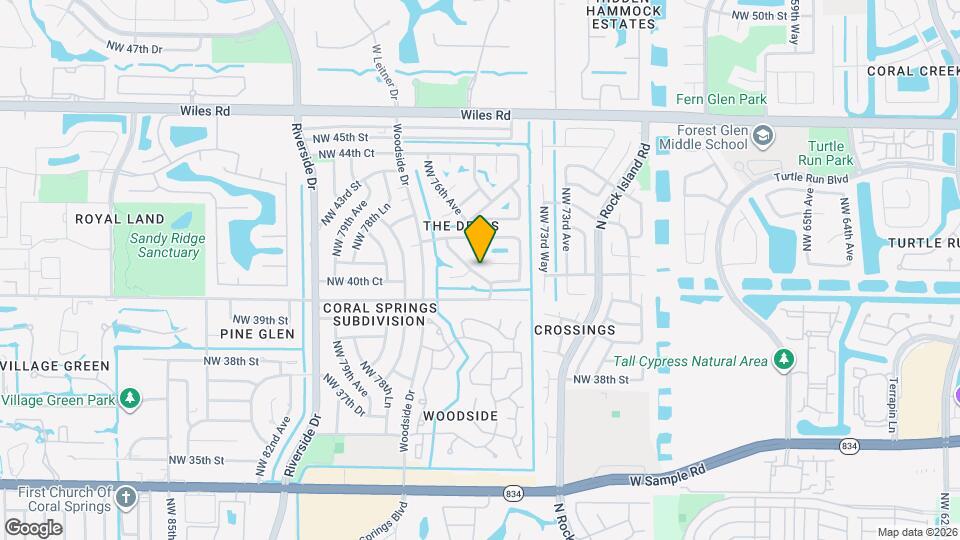 4005 NW 76th Ave Map and Location Details
