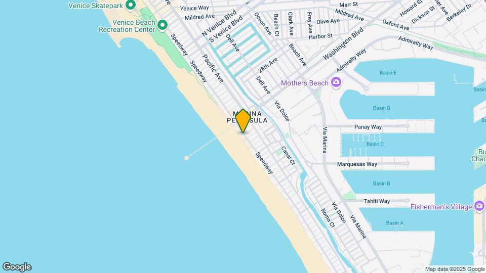 3211 Ocean Front Walk Map and Location Details